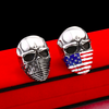 USA Skull Ring