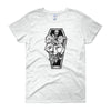 death by flowers t shirt womens ash