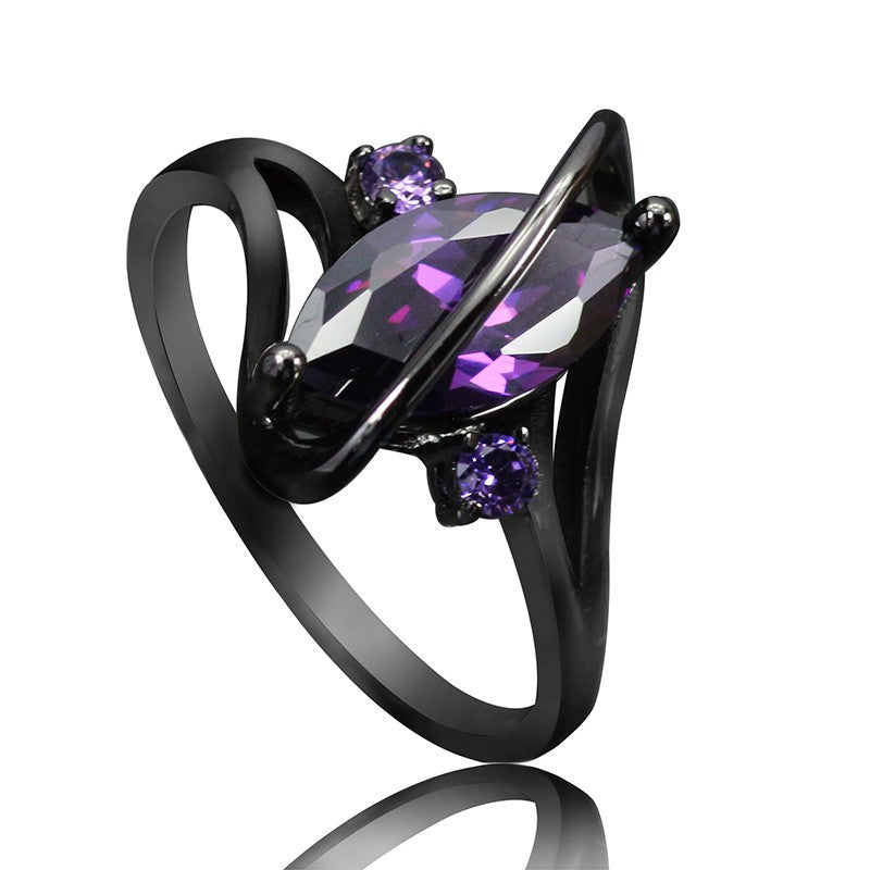 Vortex Amethyst Ring
