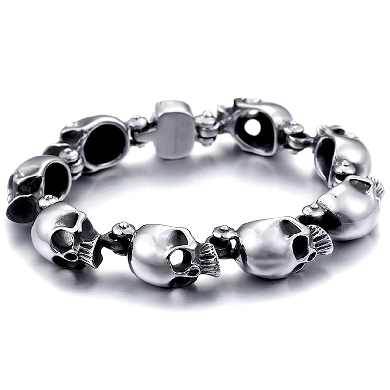 Skull Bracelet - Stainless Steel