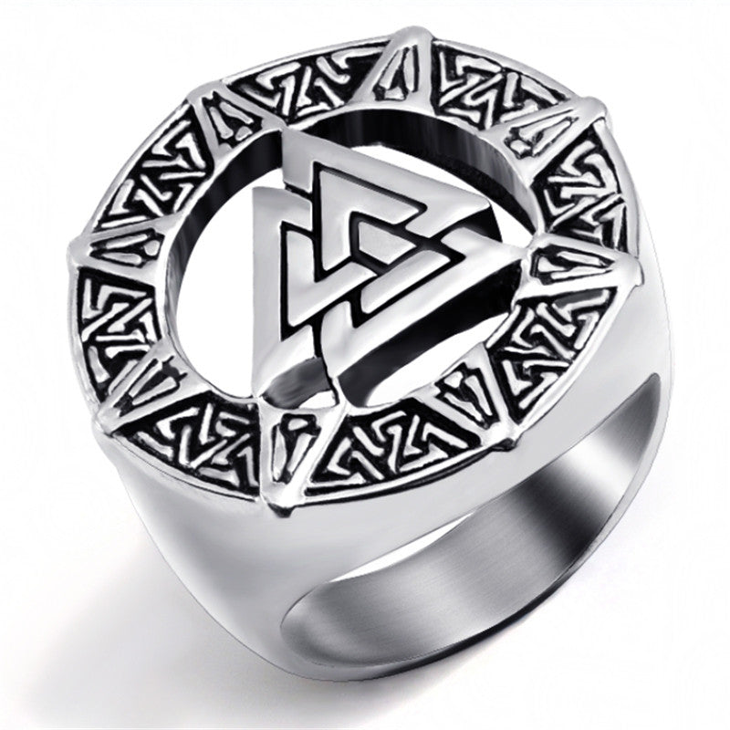 Valknut Warrior's Ring