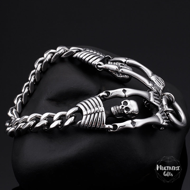 Linked Skeleton Bracelet