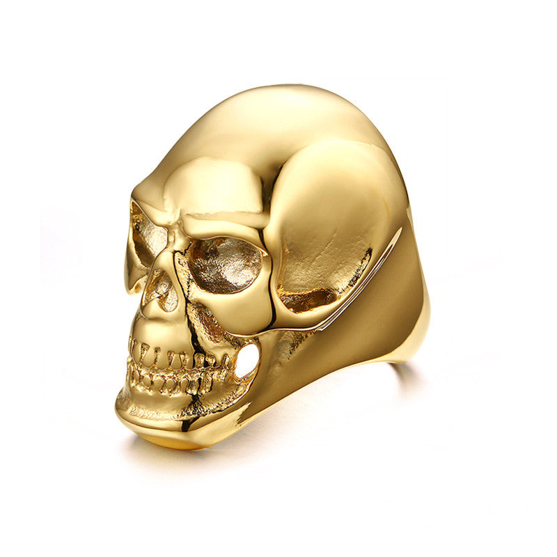 Gold Skull Ring