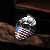 USA Skull Ring