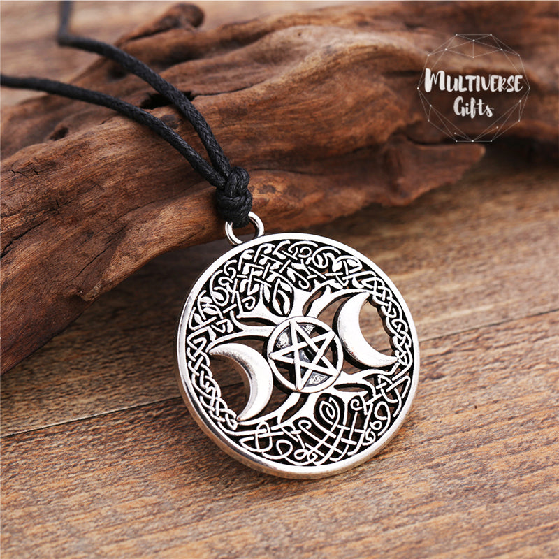 Celtic Moon Pentacle, Tree of life pentacle