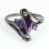 Vortex Amethyst Ring