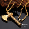 Skull Axe Pendant, Skull Armor Bracelet, Skull Armour