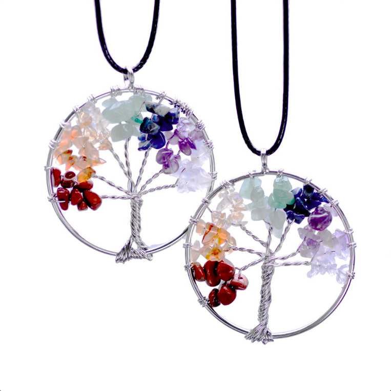 tree of life chakra pendant