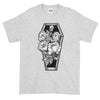 death by flowers t shirt mens ash