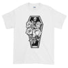 death by flowers t shirt mens white