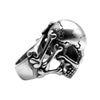 eternal skull ring bones view