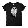 death by flowers t shirt womens black