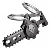 chainsaw skull key ring