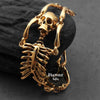 gold skeleton bracelet