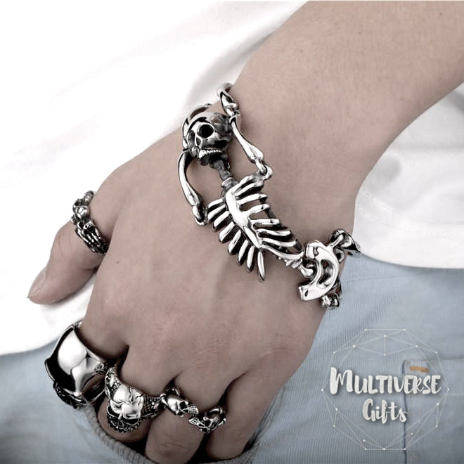 Is That The New Skeleton Hand Decor Bracelet With Ring ??| ROMWE USA