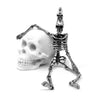 skeleton pendant keyring keychain